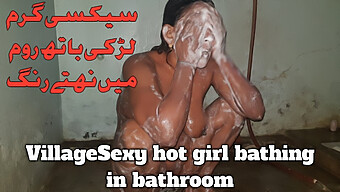 Pakistani Beauty Enjoys A Steamy Bath In A Seductive Video